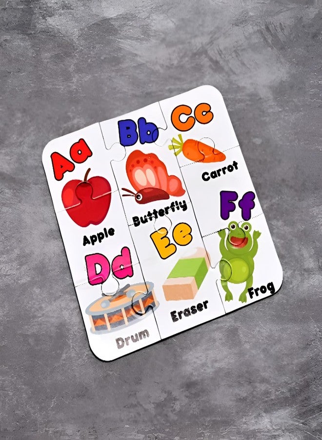 Vastate أحجية فاستيت ABCD للأطفال - لعبة تعليمية لتعليم الحروف الأبجدية لمرحلة ما قبل المدرسة، التعرف على الحروف، بناء مفردات الصوتيات، هدية معززة للدماغ للأطفال الصغار (عبوة من 4 أحجيات) - Image 4